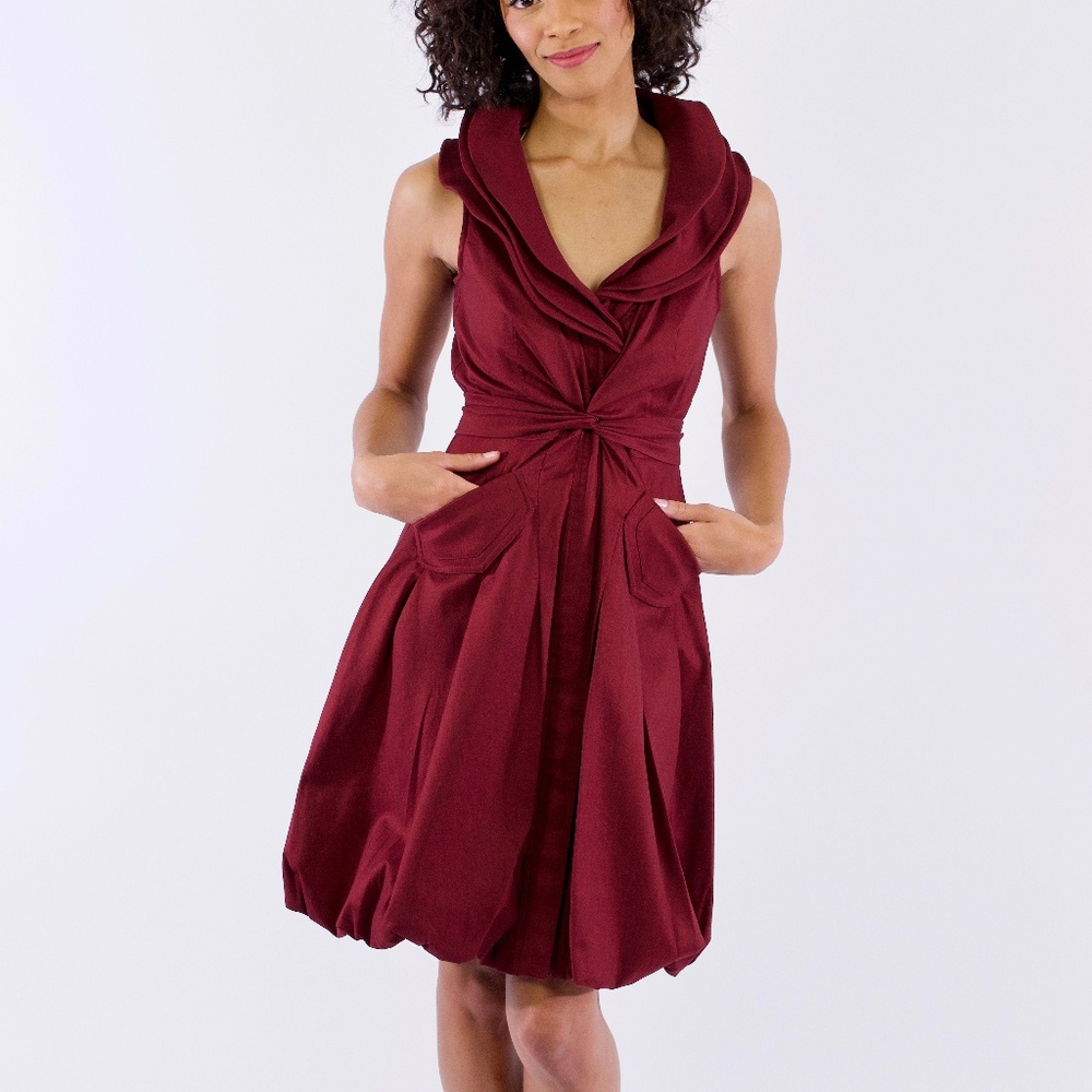 Samuel Dong Triple Collar Dress